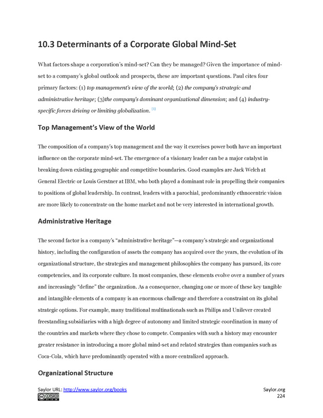Fundamentals of Global Strategy - Page 224